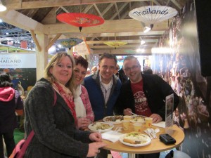 Op de vakantiebeurs